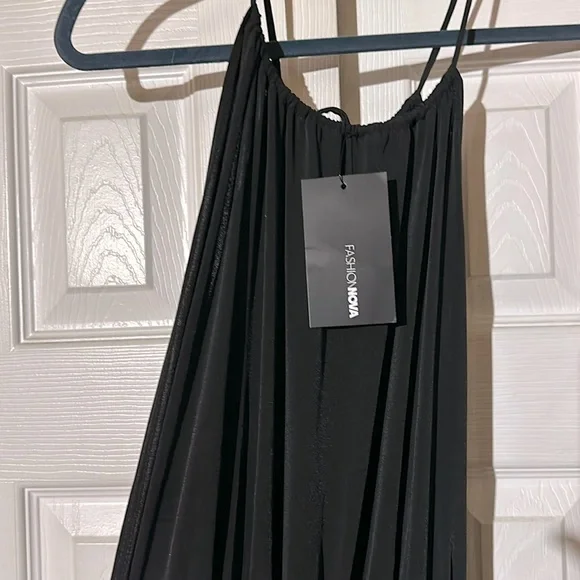 FashionNova Genie Open Thigh Jumpsuit - Picture 3 of 6